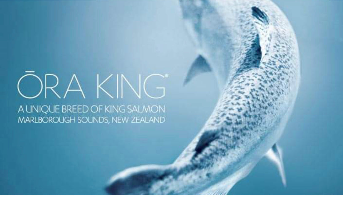 Fresh New Zealand. ORA KING Salmon