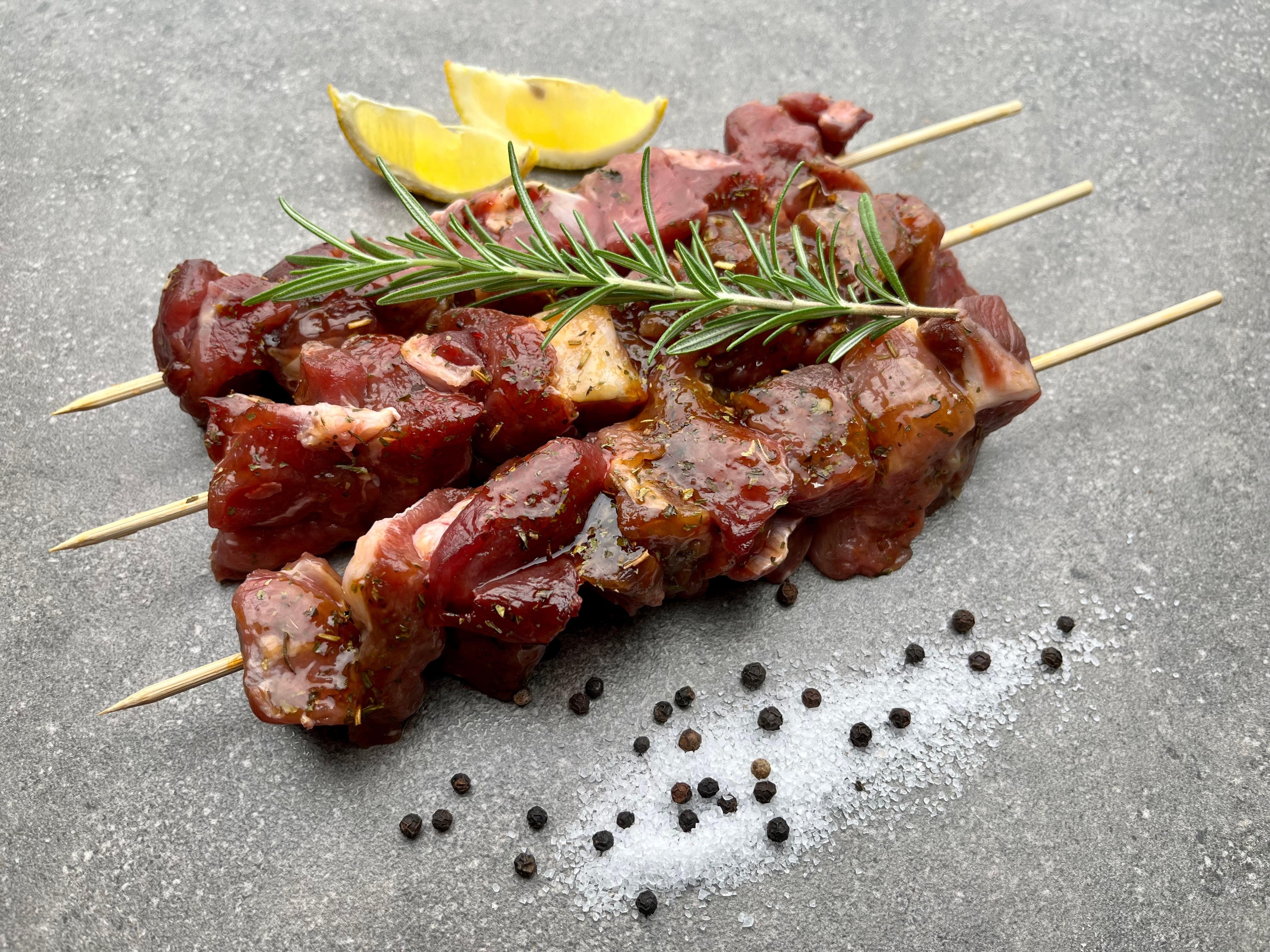 Marinated Lamb Skewers Rosemary and Mint